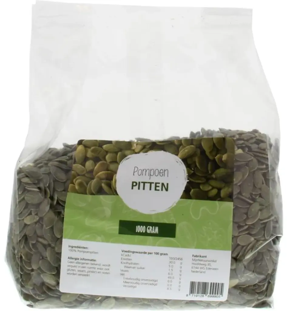 Mijnnatuurwinkel Pompoen Pitten (1000 gr)