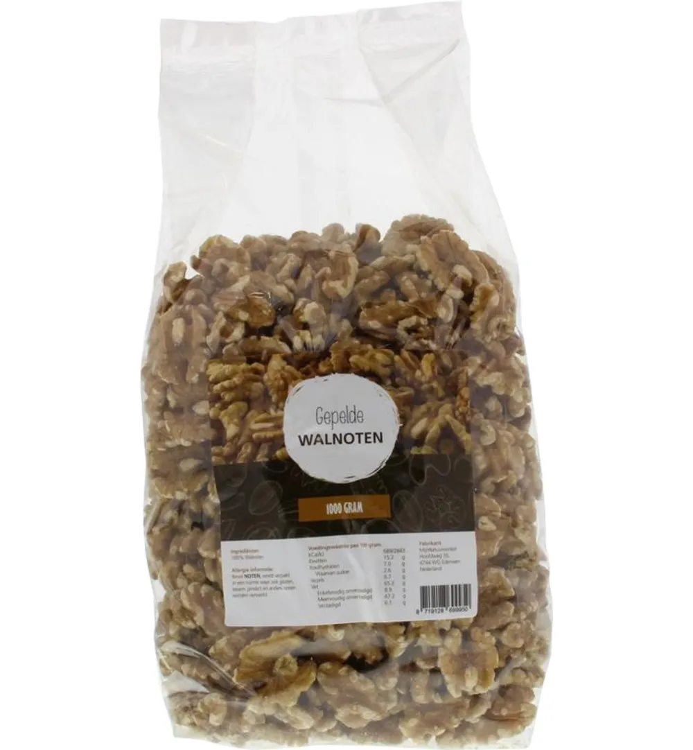 Mijnnatuurwinkel Walnoten (1000 gr)