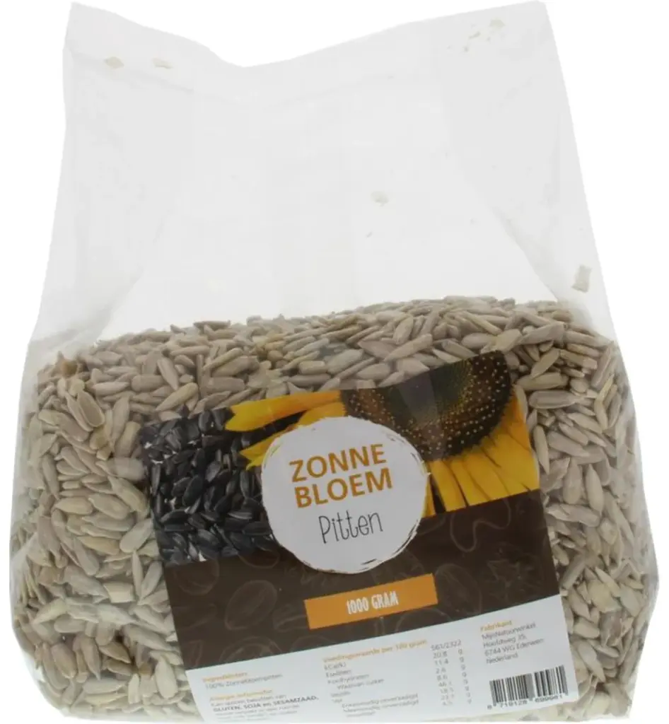 Mijnnatuurwinkel Zonnebloempitten (1000 gr)