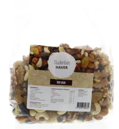 Mijnnatuurwinkel Studentenhaver (1000 gr)