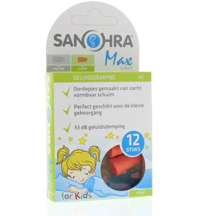 Sanohra Oordop Foam Max Small (6 Paar)