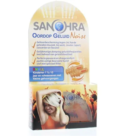 Sanohra Oordop Geluid Muziek Noise Small (1 Paar)