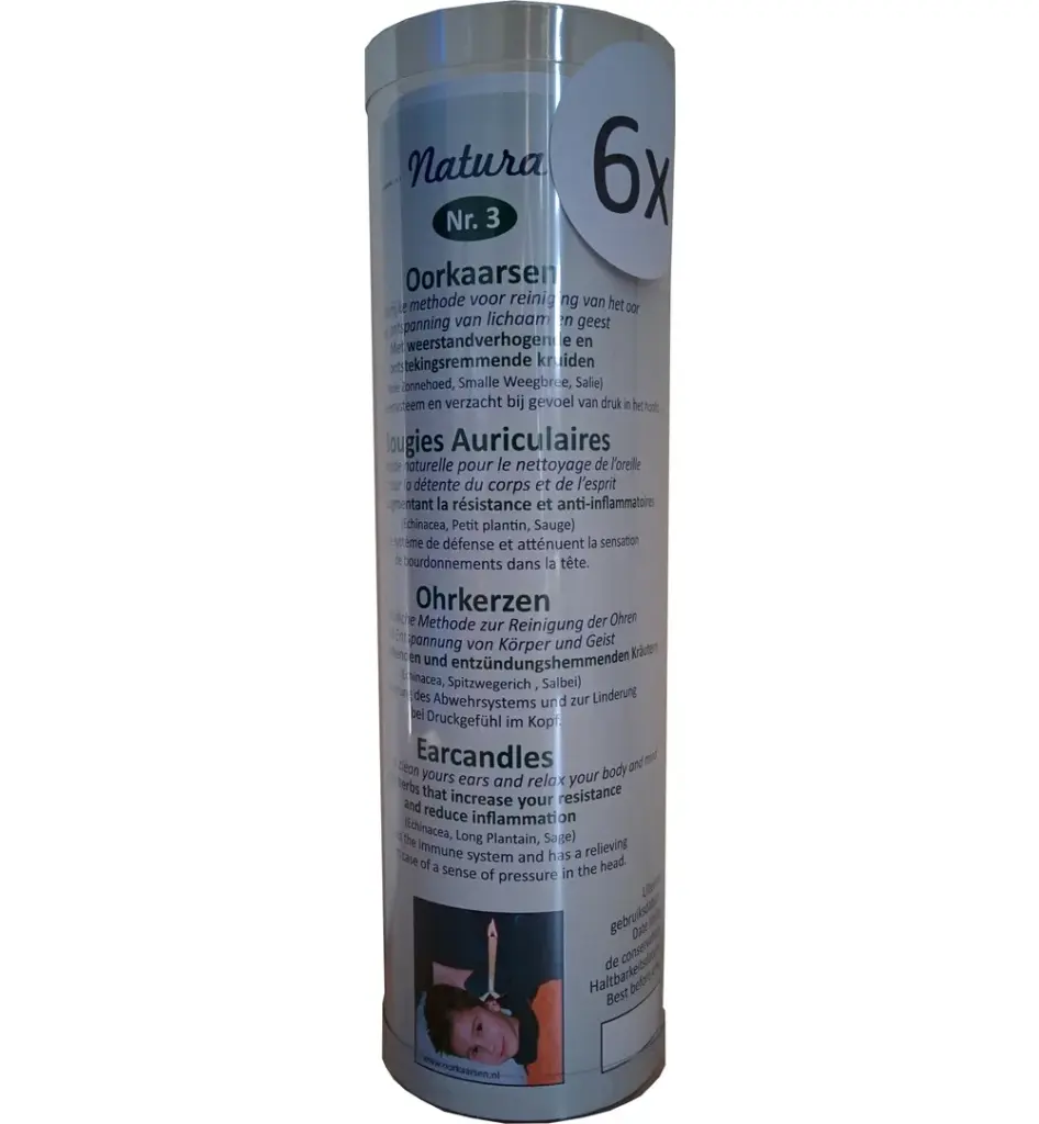 Naturado Oorkaarsen weerstandverhogend nr.3 (6 stuks)