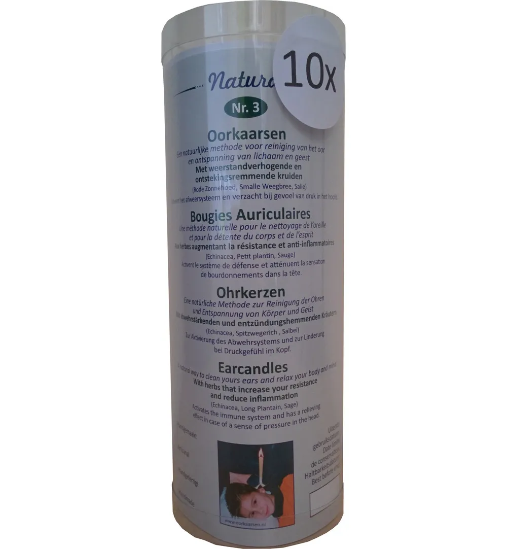 Naturado Oorkaarsen weerstandverhogend nr.3 (10 stuks)