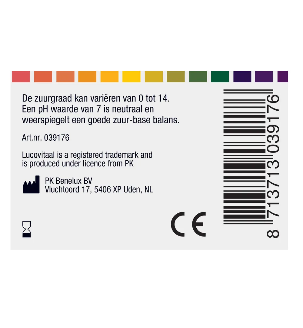 Lucovitaal Zuur Base Ph Test Strips (80 stuks) - image 3