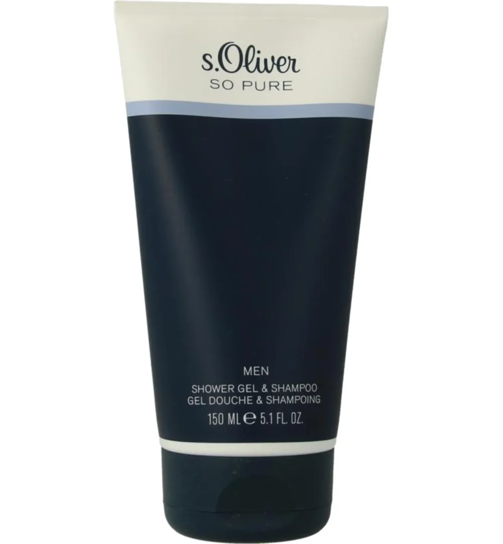 s.Oliver So pure men showergel & shampoo (150 ml)