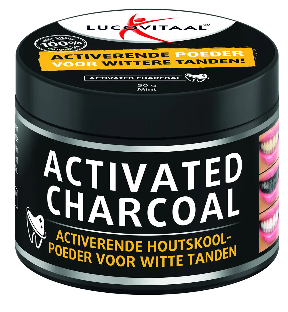 Lucovitaal Activated Charcoal Houtskoolpoeder (50 gr)