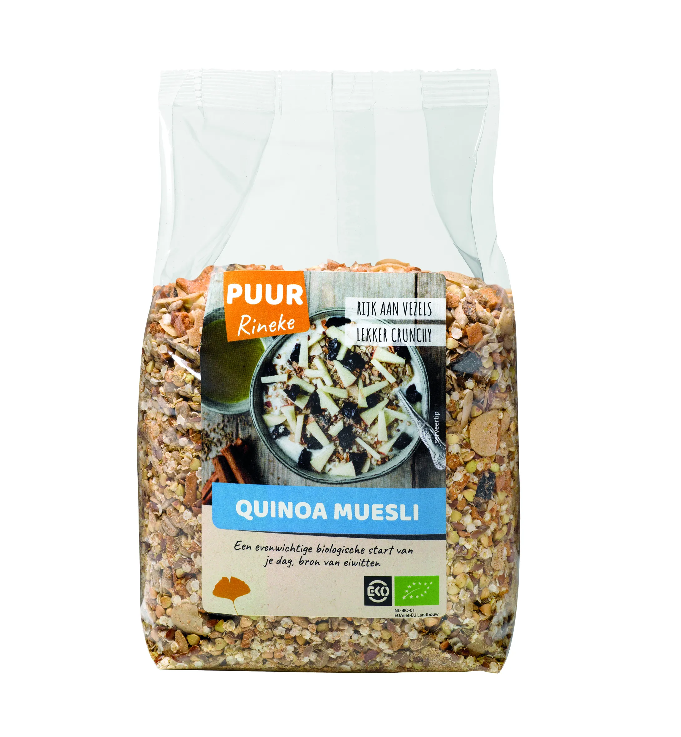 Puur Rineke Quinoa Muesli Bio (600 gr)