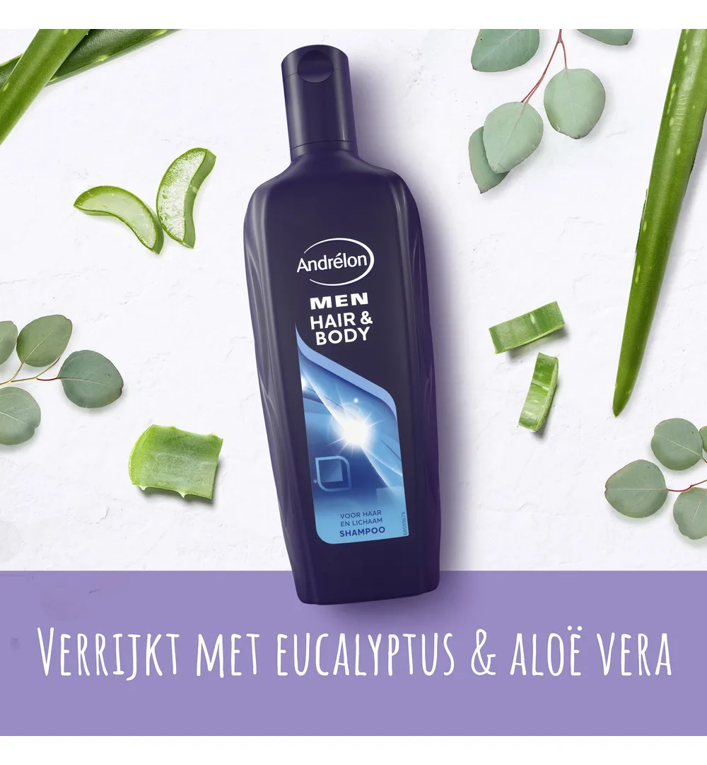 Andrelon Shampoo Men Hair & Body (300 ml) - image 3