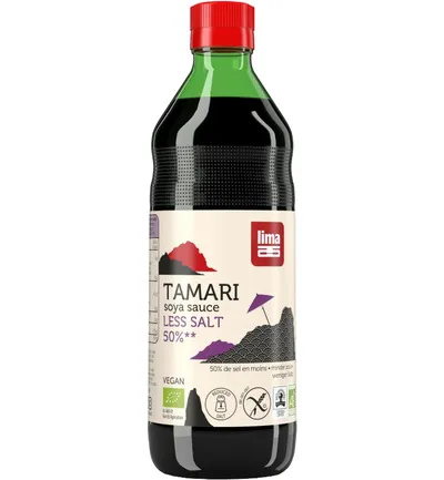 Lima Tamari 50% Minder Zout Bio (500 ml)