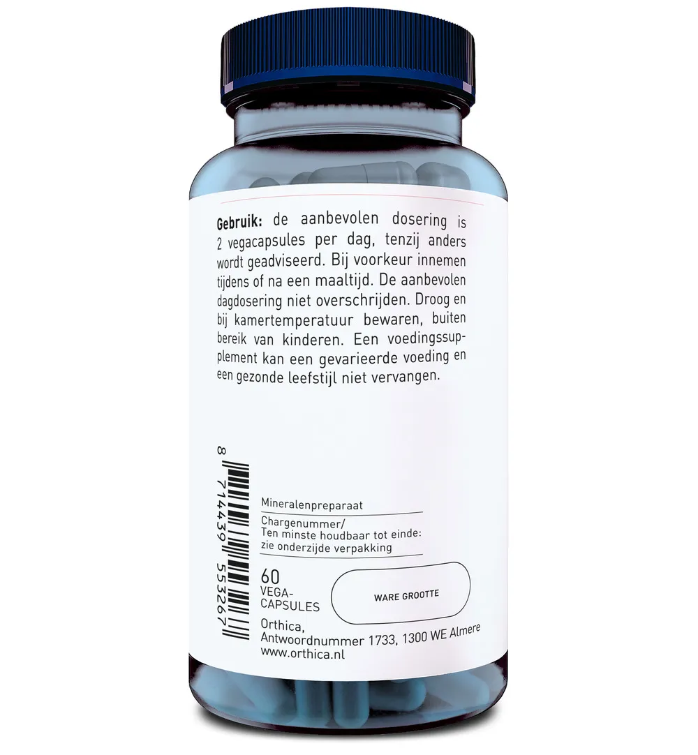 Orthica Magnesium bisglycinaat-120 (60 vega capsules) - image 2