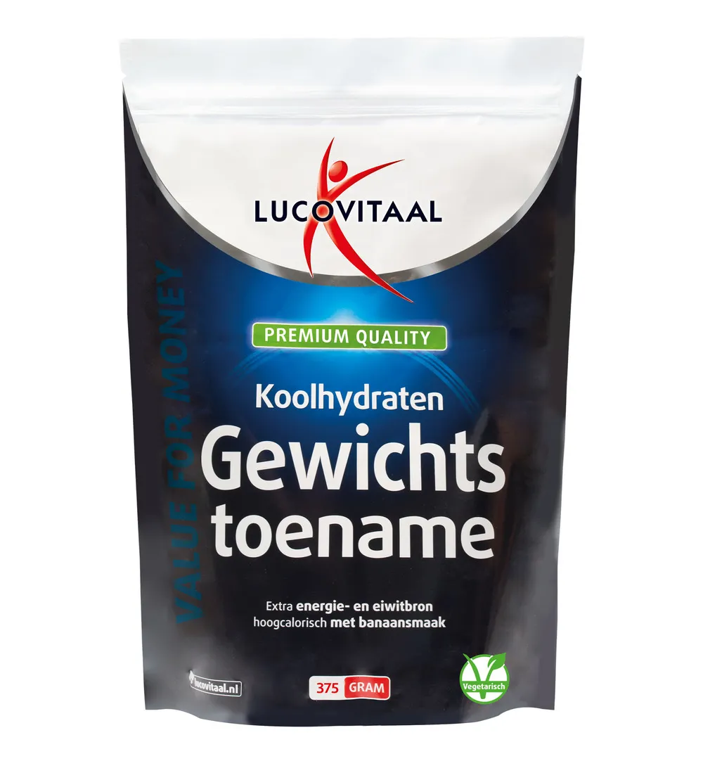 Lucovitaal Koolhydraten Gewichtstoename Poeder (375 gr)