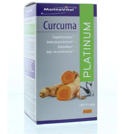 Mannavital Curcuma platinum (180 vega capsules)
