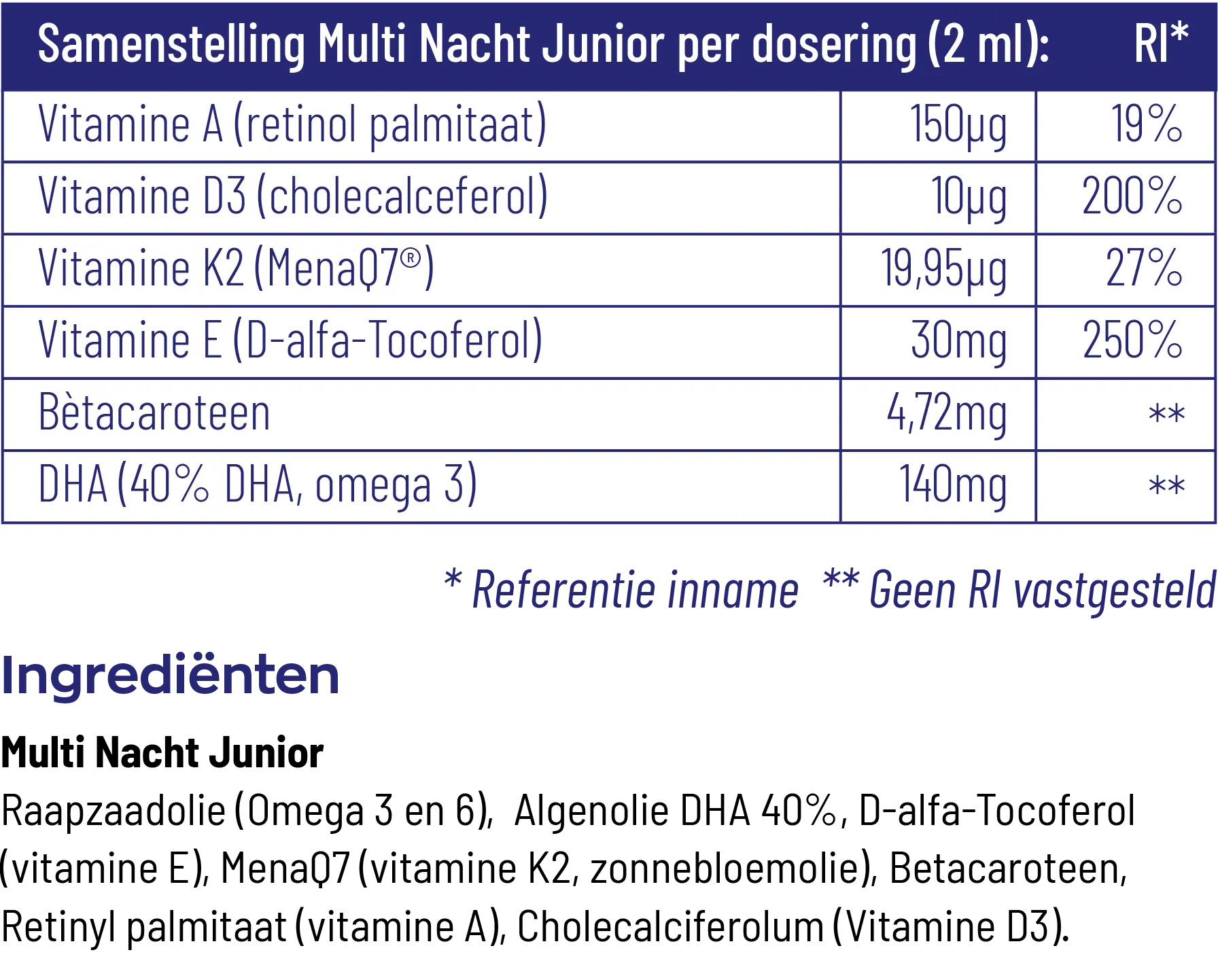 Vitakruid Multi Nacht Junior 100% Vegan (60 ml) - image 3