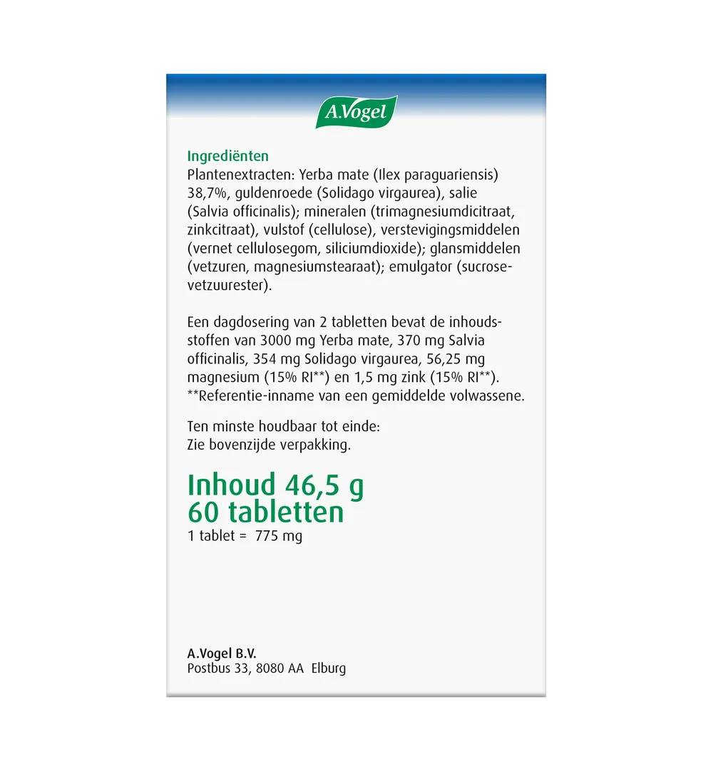 A.Vogel Famosan Overgang Gewichtsbeheersing (60 tabletten) - image 4