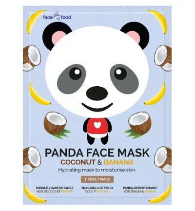 Montagne Jeunesse Panda sheet face mask coconut & banana (1 stuk)