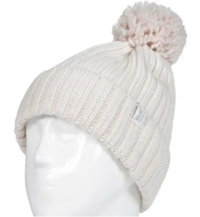 Heat Holders Ladies Pom Pom Hat Arden Creme One Size (1 stuk)