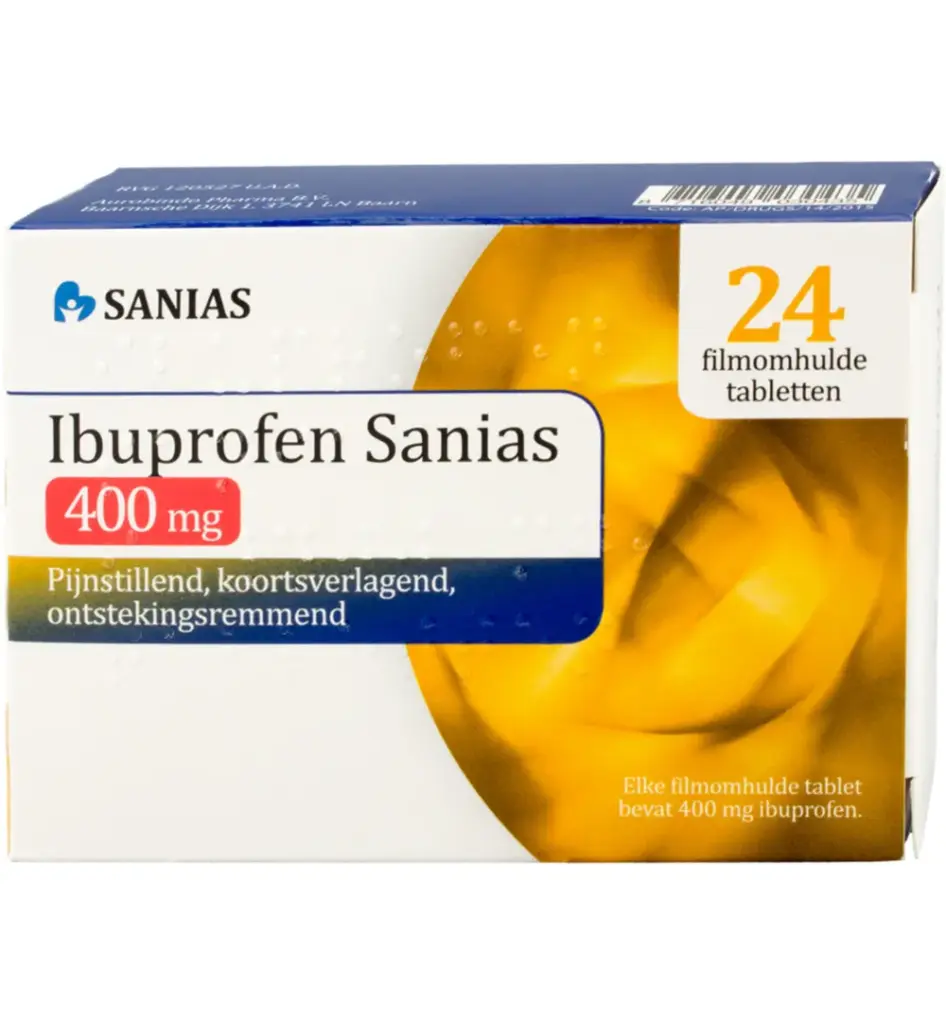 Sanias Ibuprofen 400mg (24 stuks)