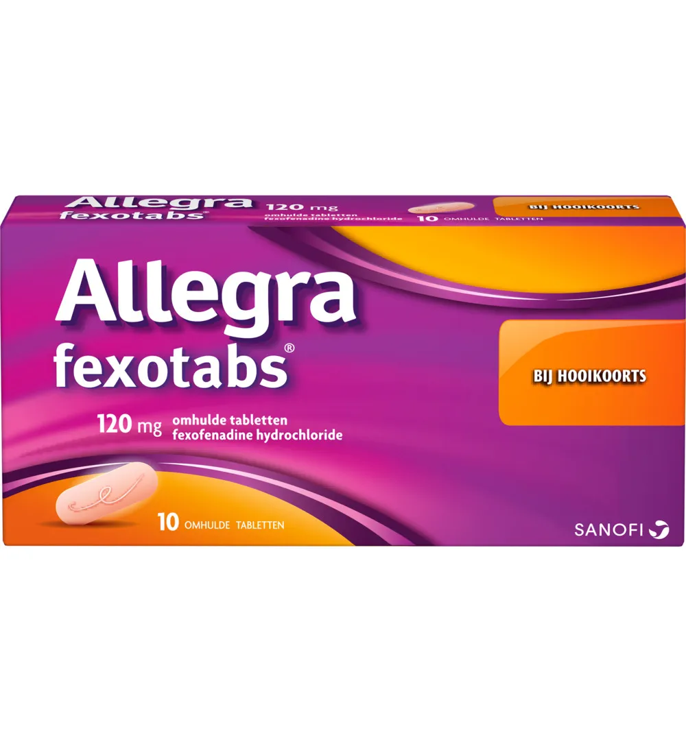 Allegra Fexotabs hooikoorts (10 tabletten)