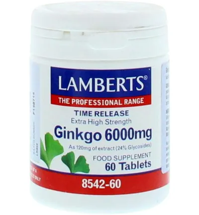 Lamberts Ginkgo 6000mg (60 tabletten)