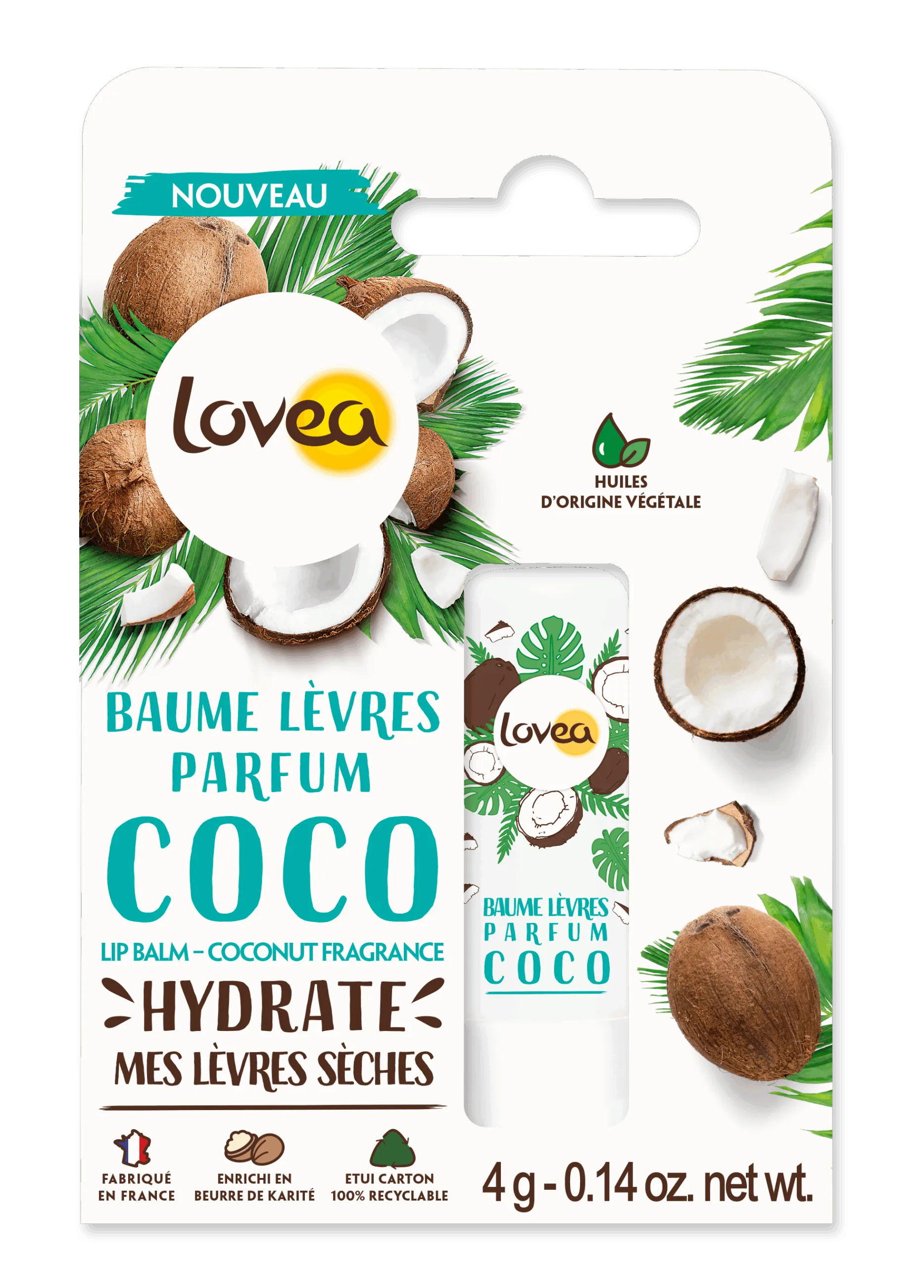 Lovea Lipbalsem Kokos (4 gr)