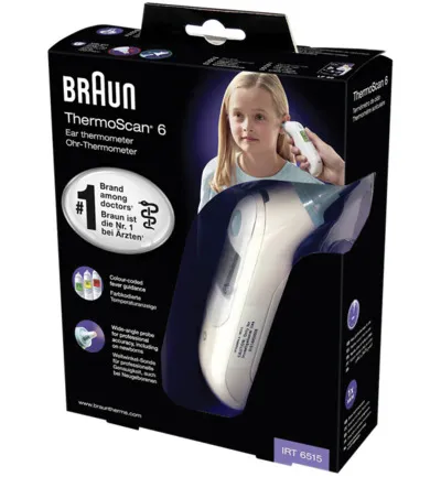 Braun Oorthermometer 1R (1 stuk)