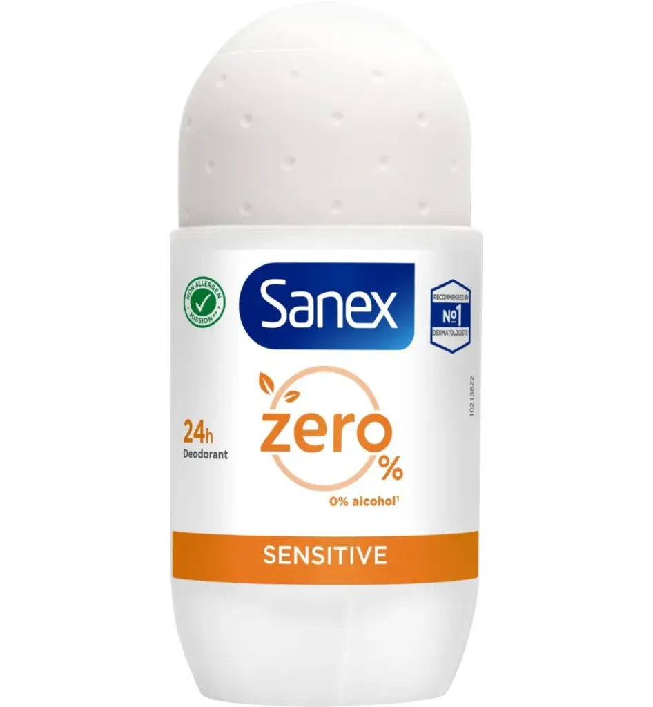 Sanex Deodorant roll-on zero% sensitive (50 ml)