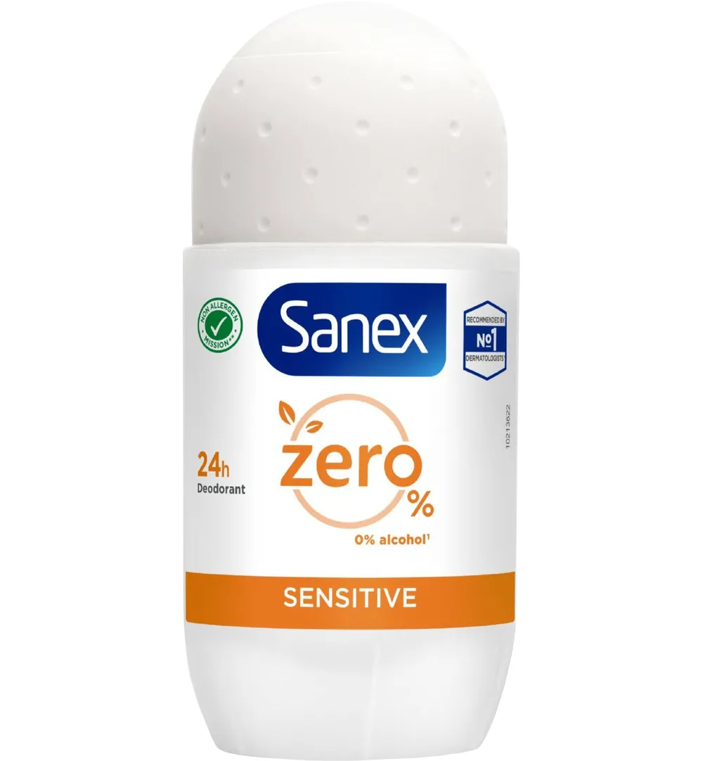 Sanex Deodorant roll-on zero% sensitive (50 ml)