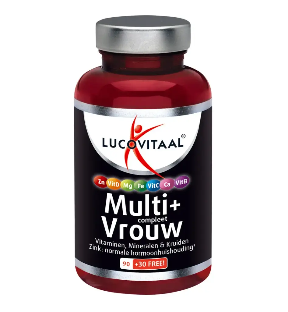 Lucovitaal Multivitamine Vrouw (120 tabletten)