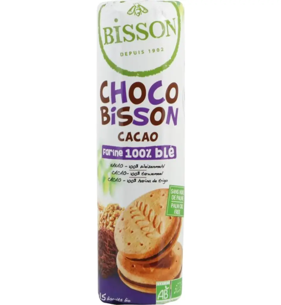 Bisson Choco Bisson Cacao Tarwekoekjes Bio (300 gr)