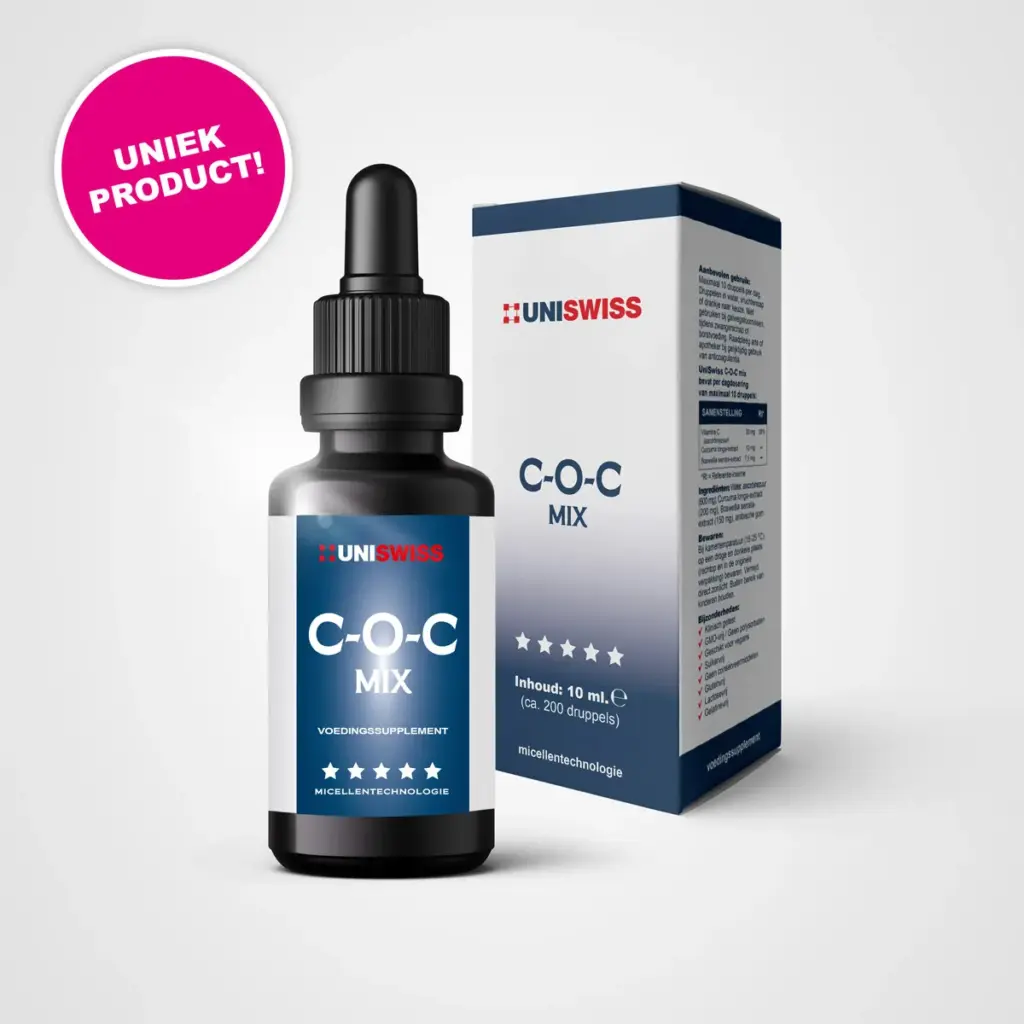 Uni Swiss C-O-C mix Curcumine, Olibanum en Vitamine C (10 ml)