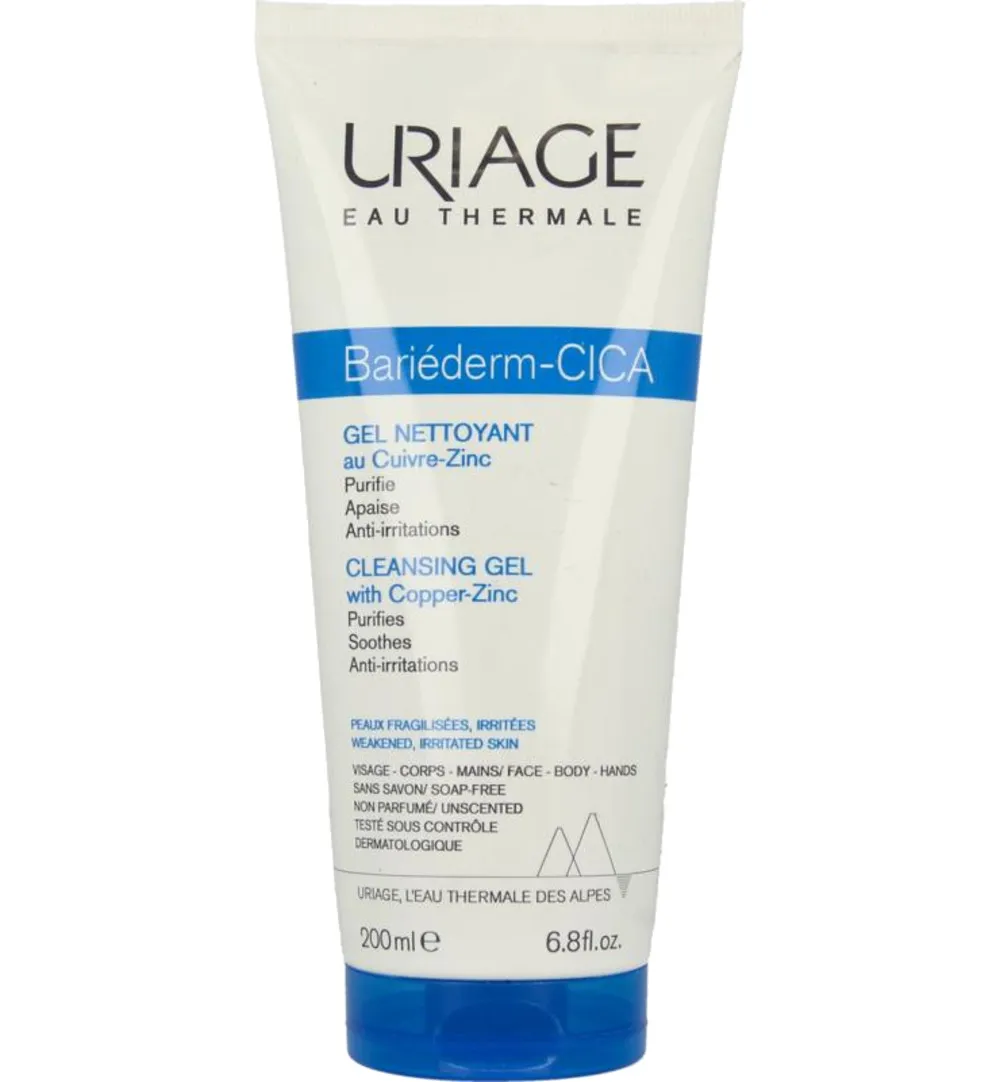 Uriage Bariederm cleansing cica gel irritated skin (200 ml)