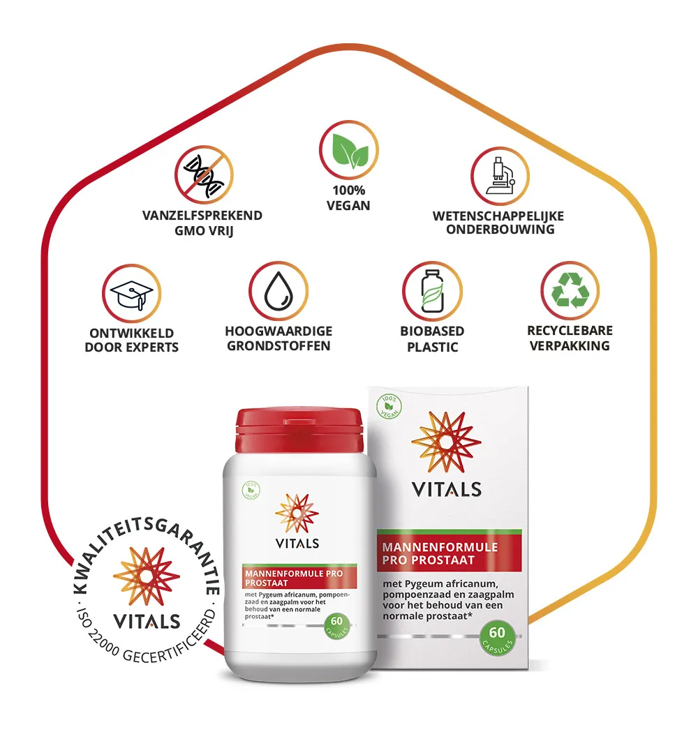 Vitals Mannenform pro prostaat (60 capsules) - image 4
