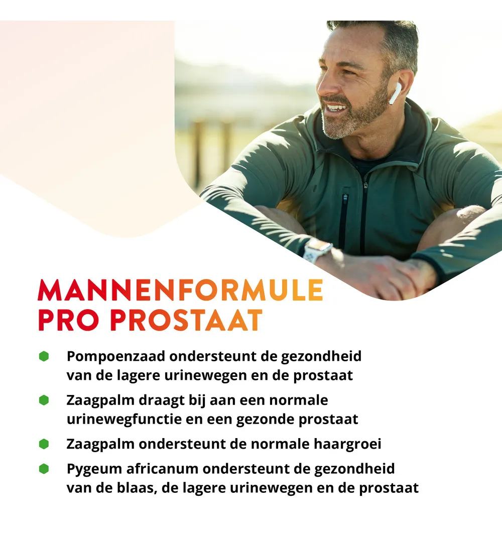 Vitals Mannenform pro prostaat (60 capsules) - image 6