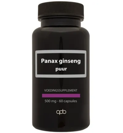 Apb Holland Panax Ginseng 500Mg Puur (60 vega capsules)