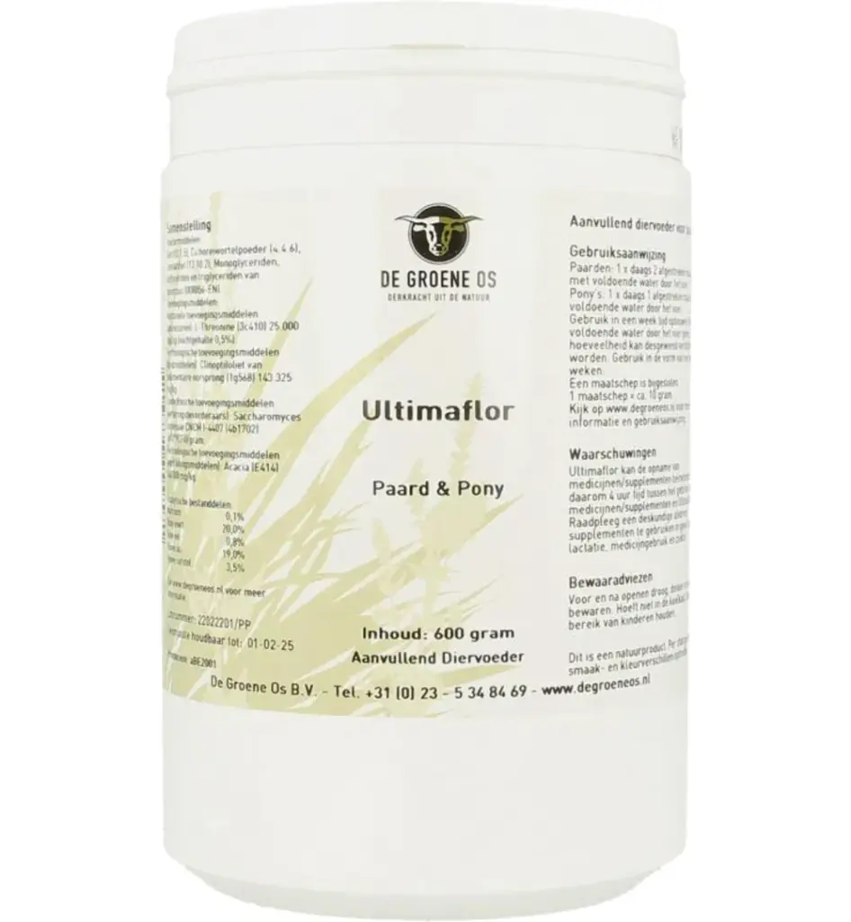 Degroene Os Ultimaflor Paard & Pony (600 gr)