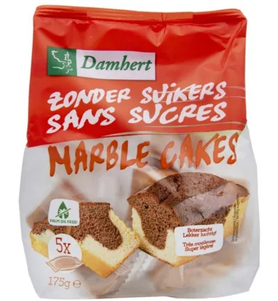 Damhert Marmercakes Zonder Suikers (210 gr)