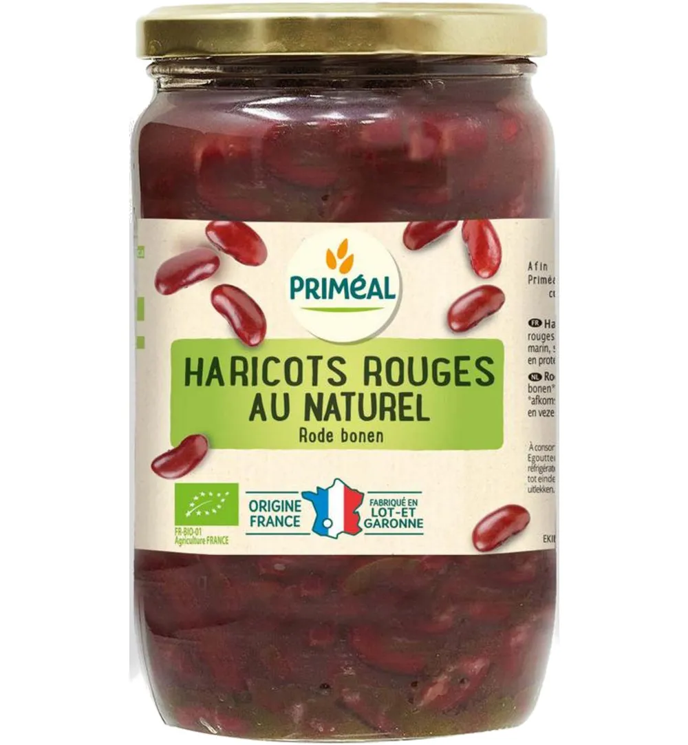Priméal Rode Bonen Uit Frankrijk Bio (660 gr)