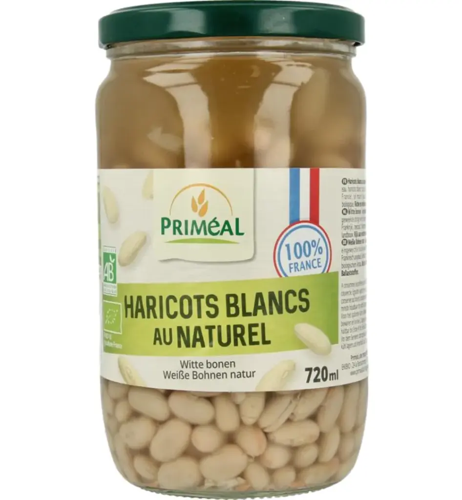 Priméal Witte Bonen Uit Frankrijk Bio (660 gr)