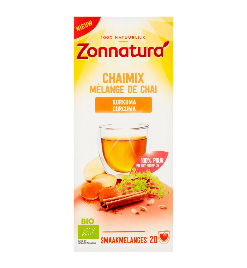 Zonnatura Chai Mix Kurkuma Bio (20 gr)