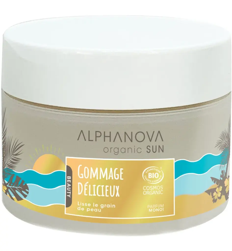 Alphanova Sun Sugar scrub delicious vegan (200 gr)