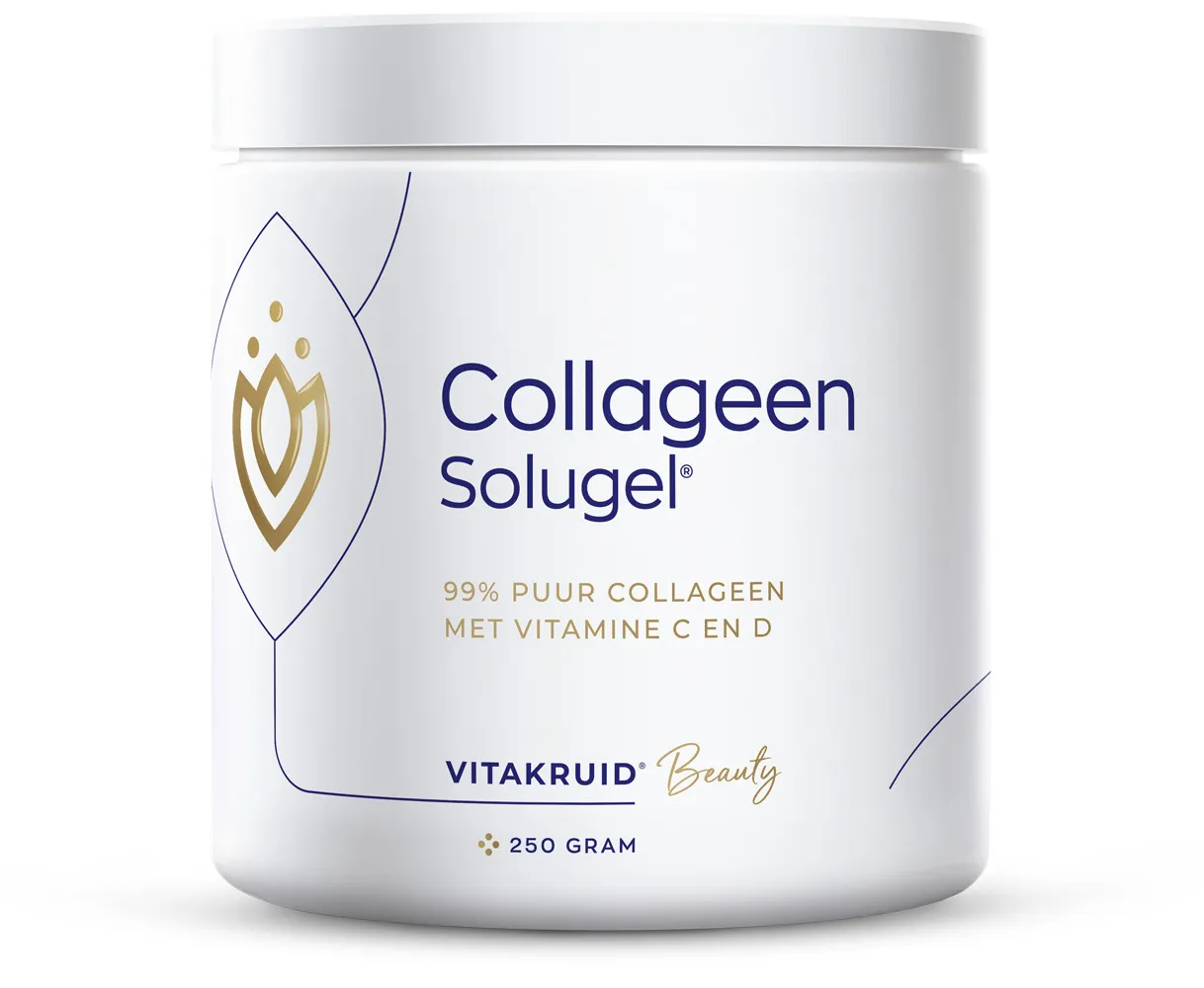 Vitakruid Collageen Solugel® Poeder met Vitamine C & D (250 gr)