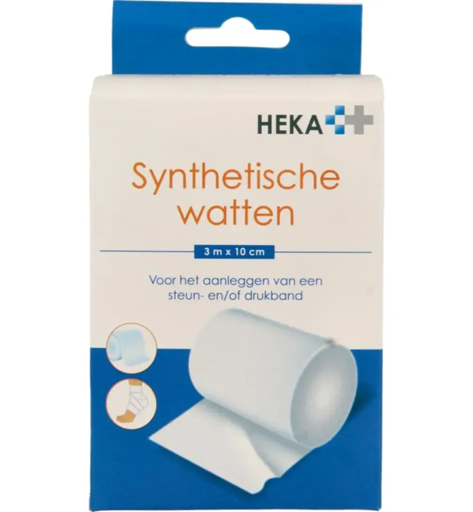 Heka Synthetische Watten 3M X 10 Cm (1 stuk)