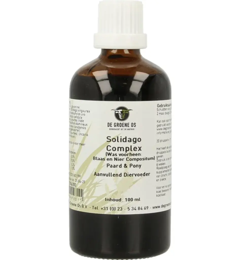 Degroene Os Solidago Complex Paard/Pony (100 ml)