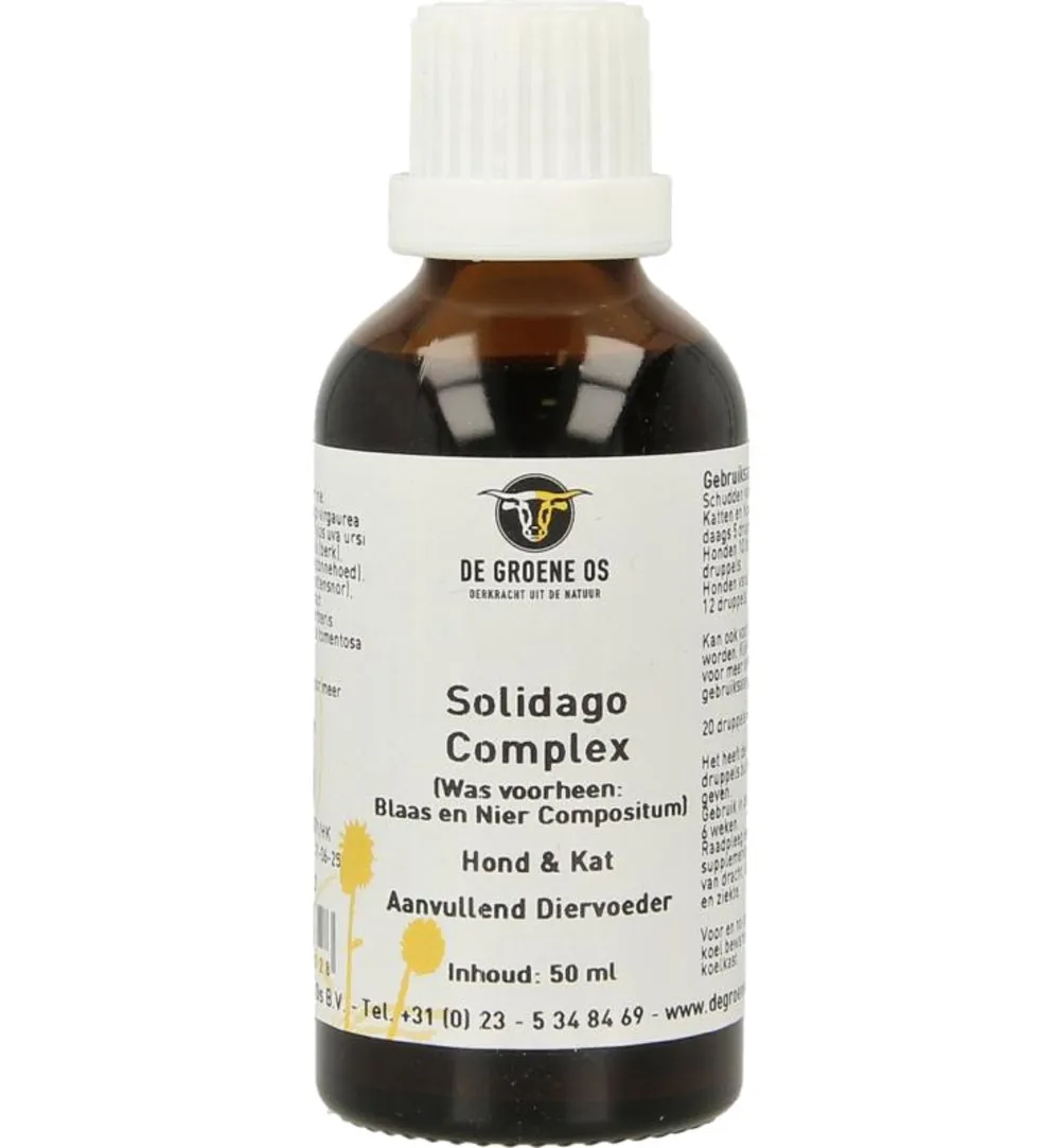 Degroene Os Solidago Complex Hond/Kat (50 ml)