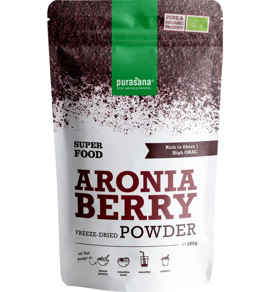 Purasana Aronia Poeder - Vegan Bio (200 gr)