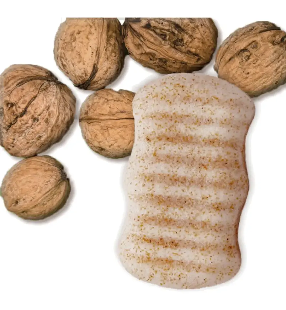 Ladygreen Sponge Body Crushed Walnut (1 stuk)