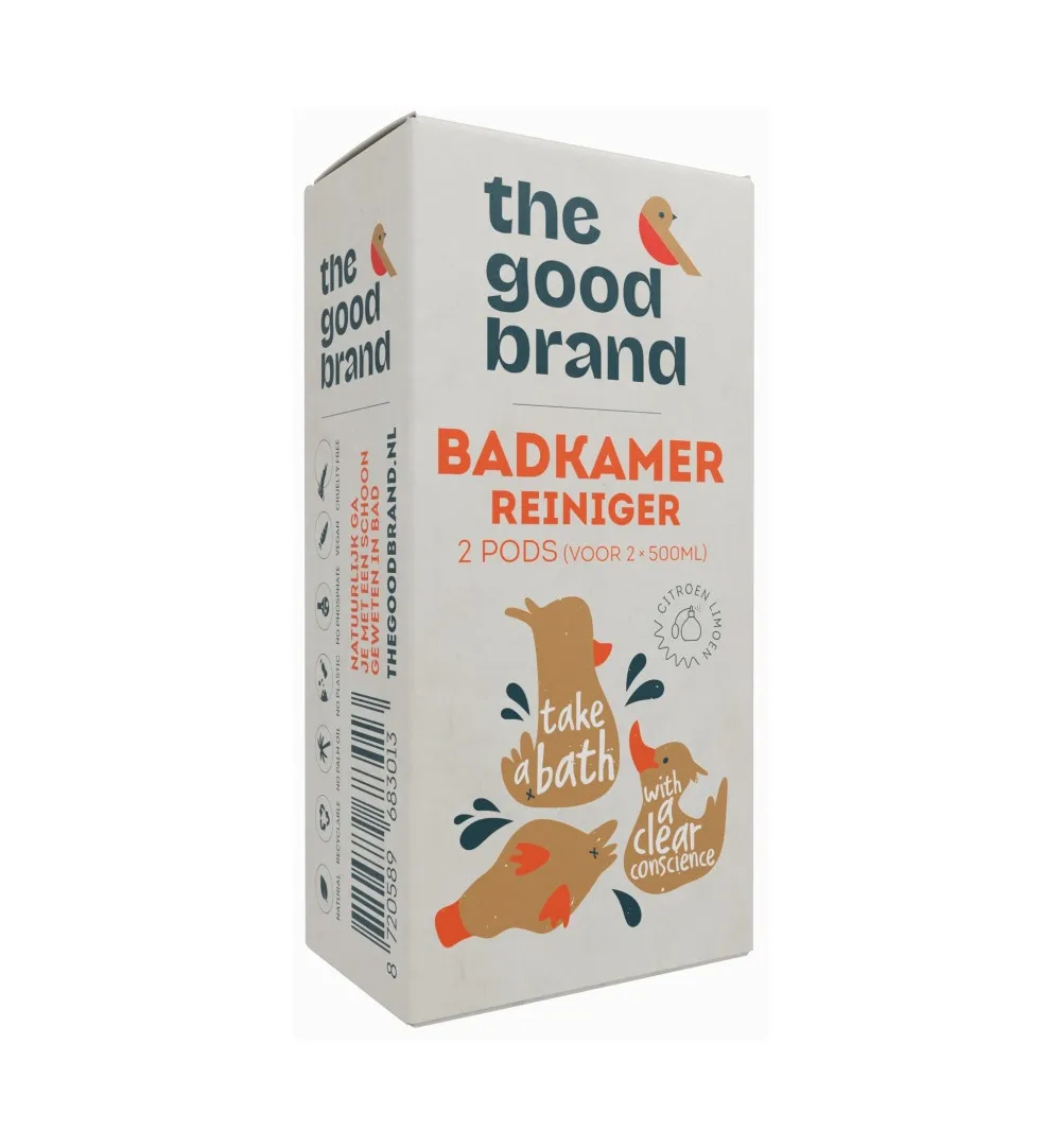 The Good Brand Badkamerreiniger pods 2-pack (2 stuks)
