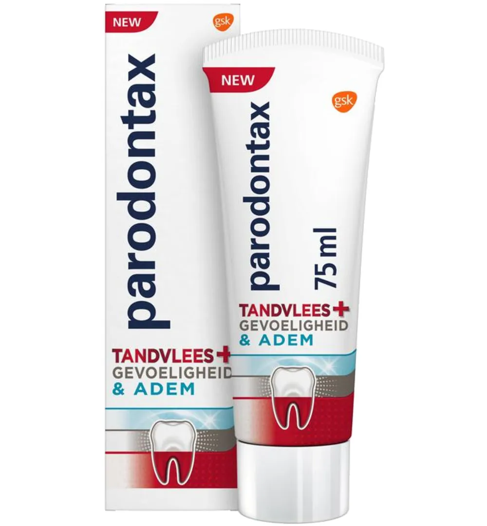 Paradontax Tandpasta tandvlees + gevoeligheid & adem (75 ml)