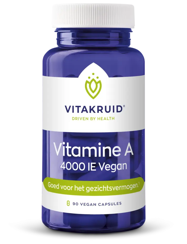 Vitakruid Vitamine A Retinol Acetaat 4000 Ie Vegan (90 vega capsules)